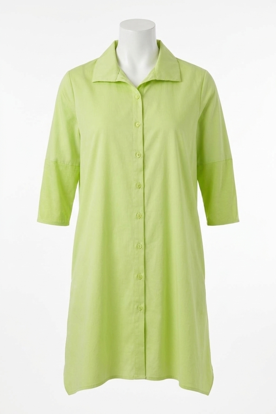 NEW STELLA CARAKASI tiburon icon tunic in honeydew